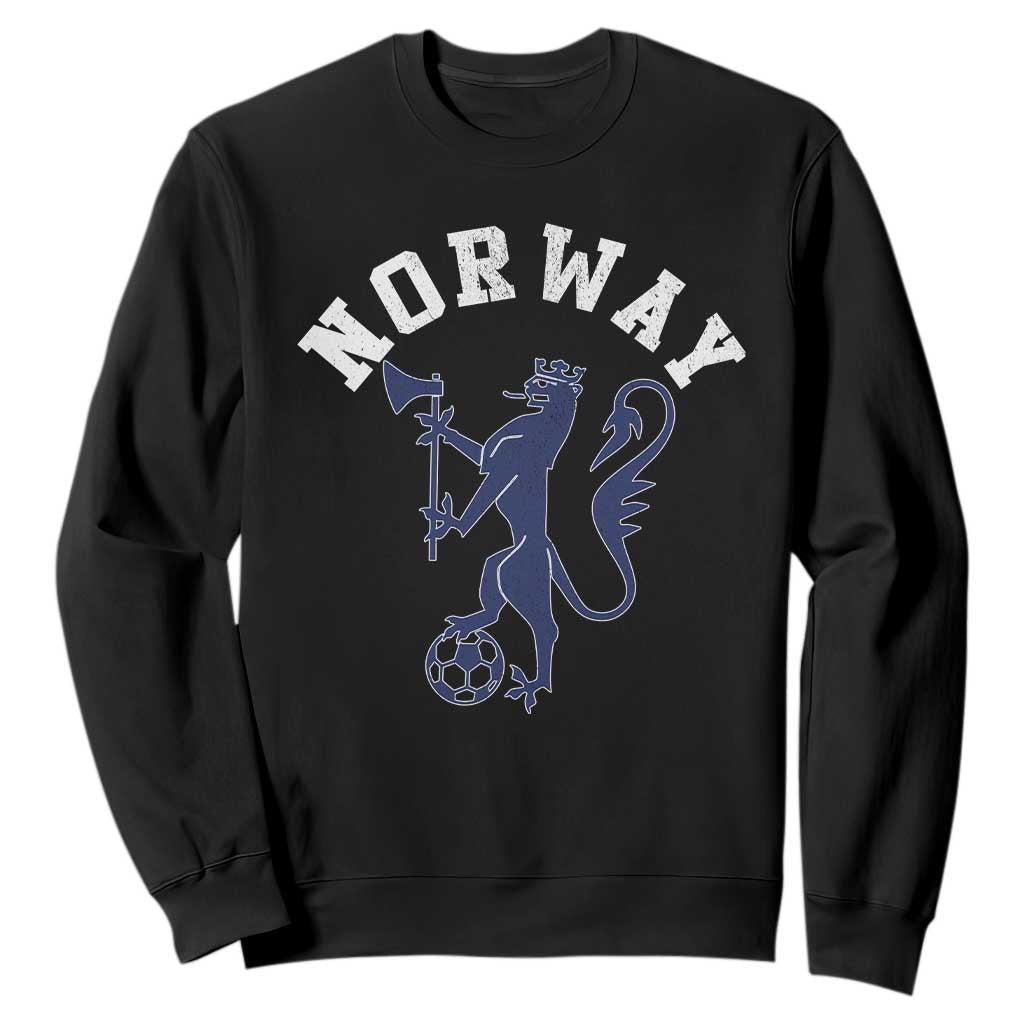 Norway Norwegian Lion Athletic Sports Jersey Style Sweatshirt