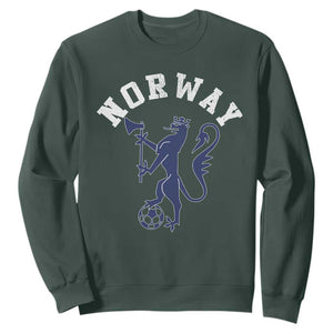 Norway Norwegian Lion Athletic Sports Jersey Style Sweatshirt
