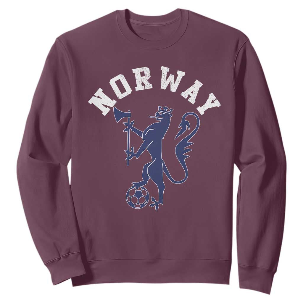 Norway Norwegian Lion Athletic Sports Jersey Style Sweatshirt