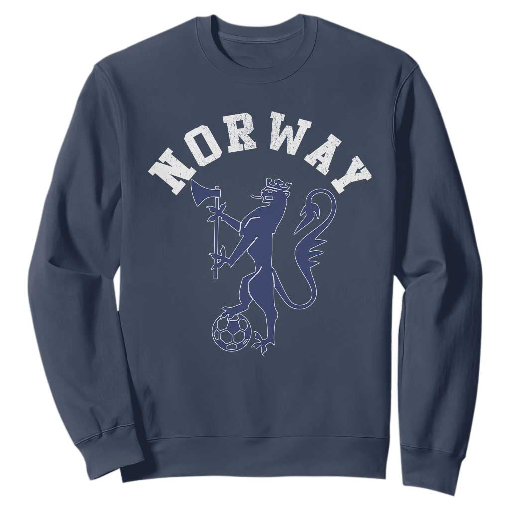 Norway Norwegian Lion Athletic Sports Jersey Style Sweatshirt