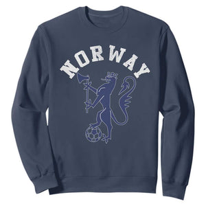 Norway Norwegian Lion Athletic Sports Jersey Style Sweatshirt
