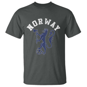 Norway Norwegian Lion Athletic Sports Jersey Style T Shirt