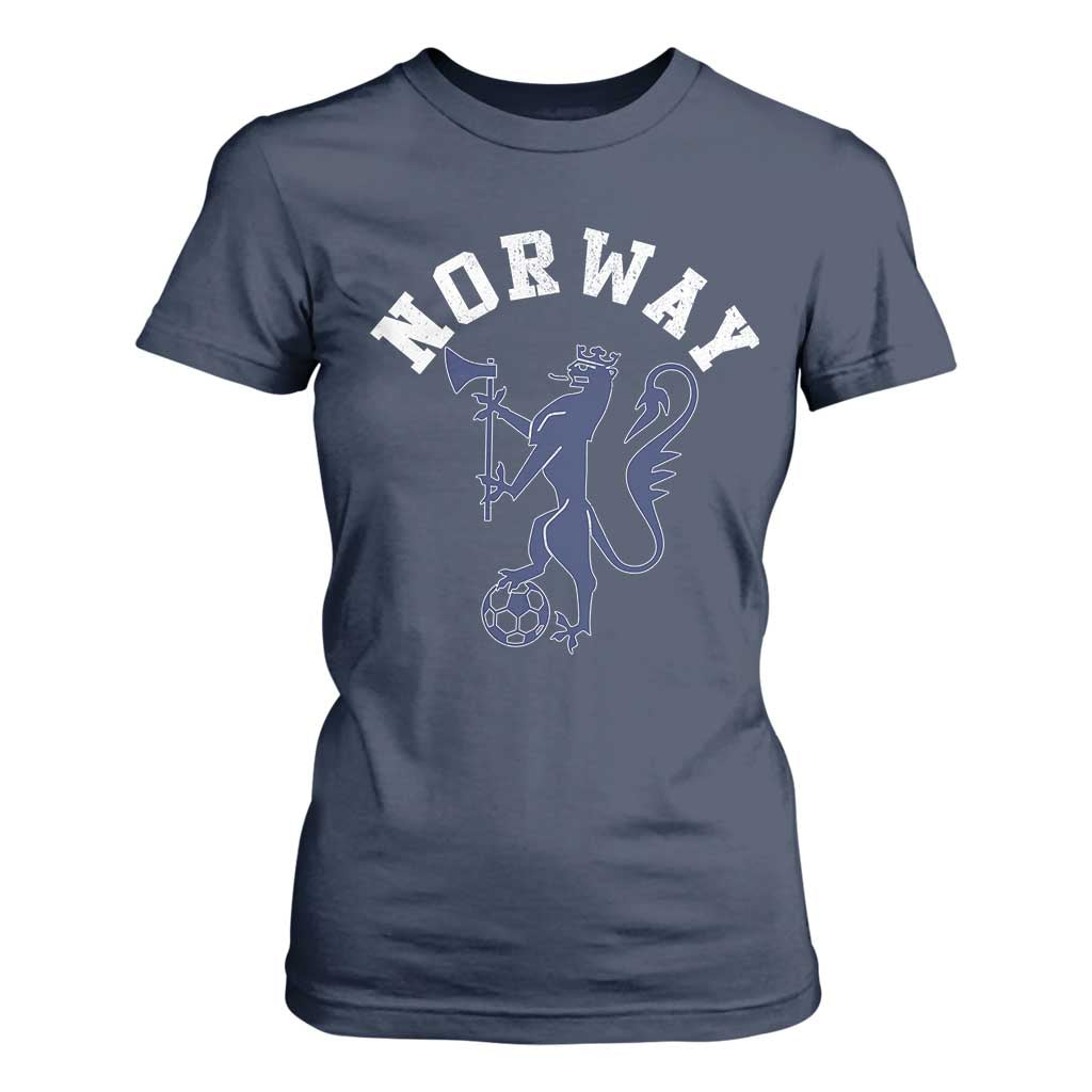 Norway Norwegian Lion Athletic Sports Jersey Style T Shirt For Women