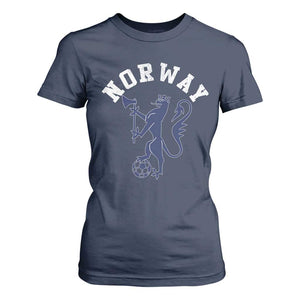 Norway Norwegian Lion Athletic Sports Jersey Style T Shirt For Women