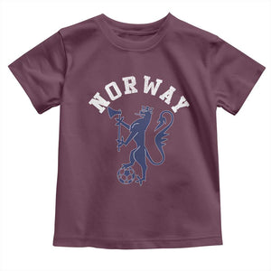 Norway Norwegian Lion Athletic Sports Jersey Style Toddler T Shirt