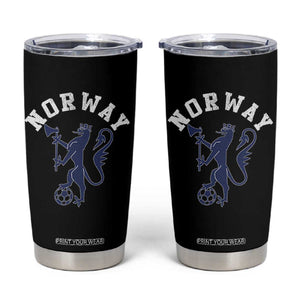 Norway Norwegian Lion Athletic Sports Jersey Style Tumbler Cup