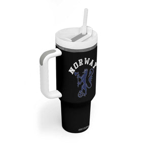Norway Norwegian Lion Athletic Sports Jersey Style Tumbler With Handle