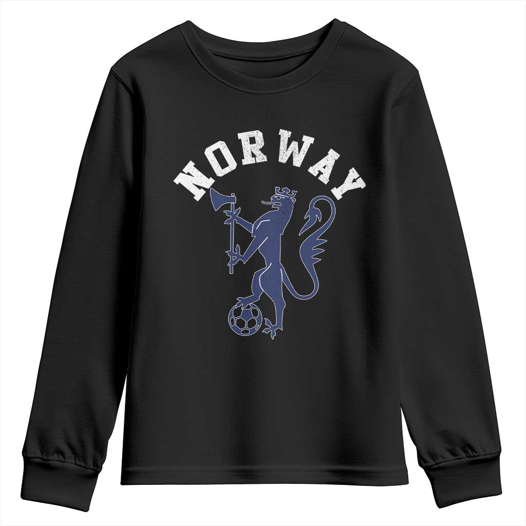Norway Norwegian Lion Athletic Sports Jersey Style Youth Sweatshirt