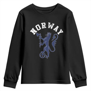 Norway Norwegian Lion Athletic Sports Jersey Style Youth Sweatshirt