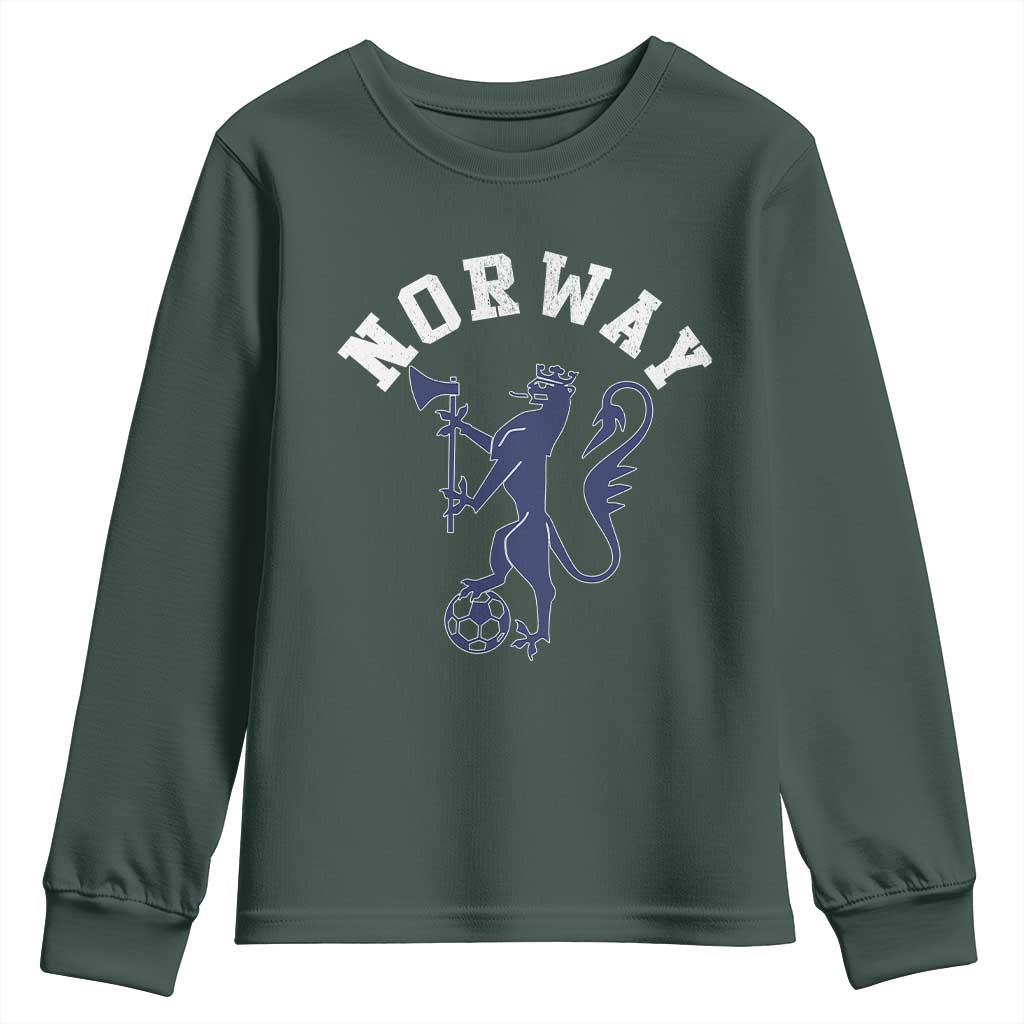 Norway Norwegian Lion Athletic Sports Jersey Style Youth Sweatshirt