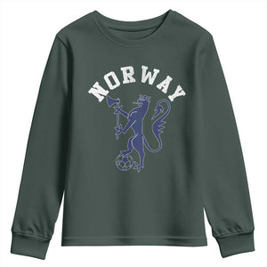 Norway Norwegian Lion Athletic Sports Jersey Style Youth Sweatshirt