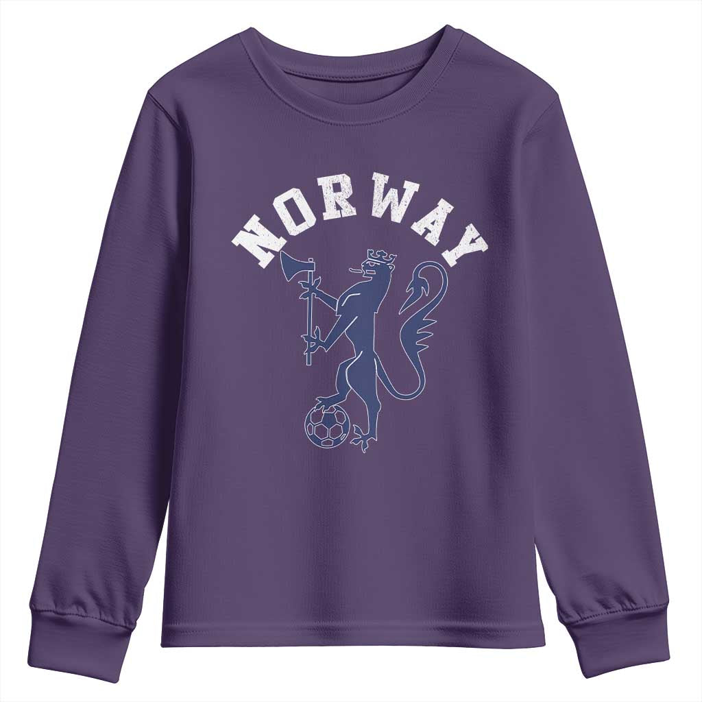 Norway Norwegian Lion Athletic Sports Jersey Style Youth Sweatshirt
