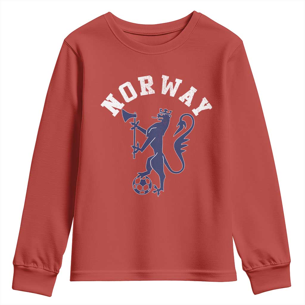 Norway Norwegian Lion Athletic Sports Jersey Style Youth Sweatshirt