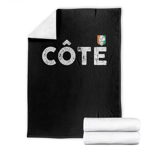 Côte D Ivoire Throw Blanket Ivory Coast Crest Football Family Matching