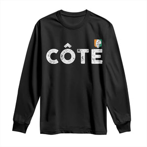 Côte D Ivoire Long Sleeve Shirt Ivory Coast Crest Football Family Matching