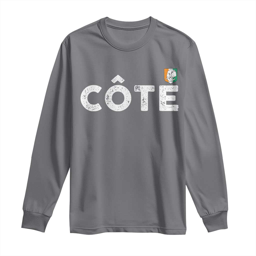 Côte D Ivoire Long Sleeve Shirt Ivory Coast Crest Football Family Matching