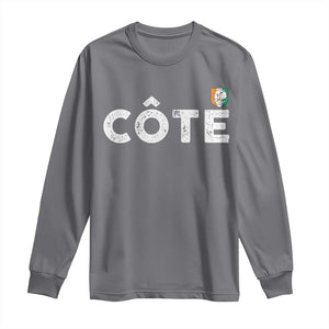 Côte D Ivoire Long Sleeve Shirt Ivory Coast Crest Football Family Matching