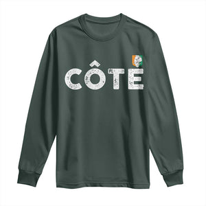 Côte D Ivoire Long Sleeve Shirt Ivory Coast Crest Football Family Matching
