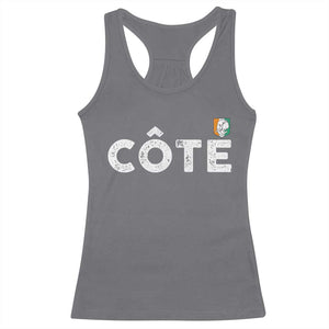Côte D Ivoire Racerback Tank Top Ivory Coast Crest Football Family Matching