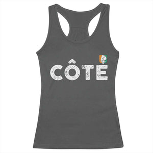 Côte D Ivoire Racerback Tank Top Ivory Coast Crest Football Family Matching