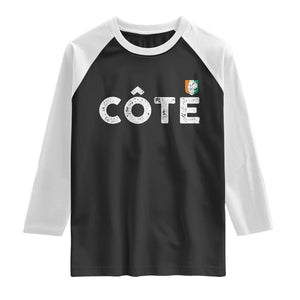 Côte D Ivoire Raglan Shirt Ivory Coast Crest Football Family Matching