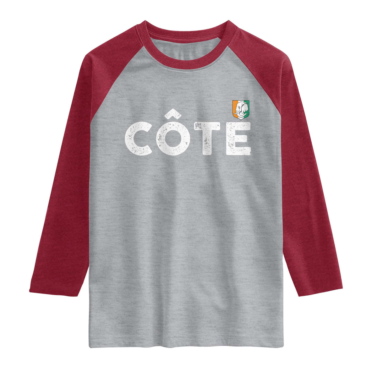 Côte D Ivoire Raglan Shirt Ivory Coast Crest Football Family Matching