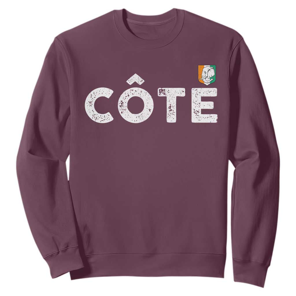 Côte D Ivoire Sweatshirt Ivory Coast Crest Football Family Matching