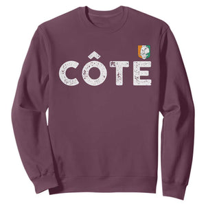 Côte D Ivoire Sweatshirt Ivory Coast Crest Football Family Matching
