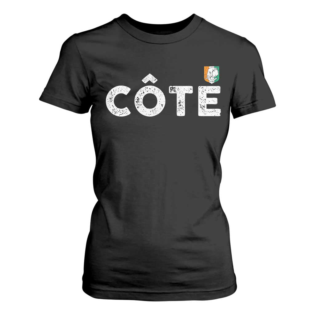 Côte D Ivoire T Shirt For Women Ivory Coast Crest Football Family Matching