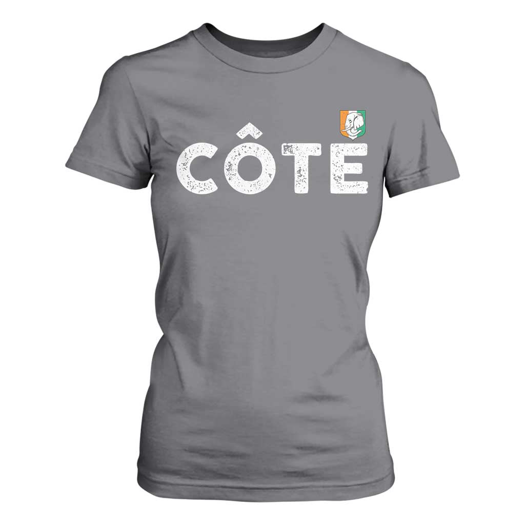 Côte D Ivoire T Shirt For Women Ivory Coast Crest Football Family Matching