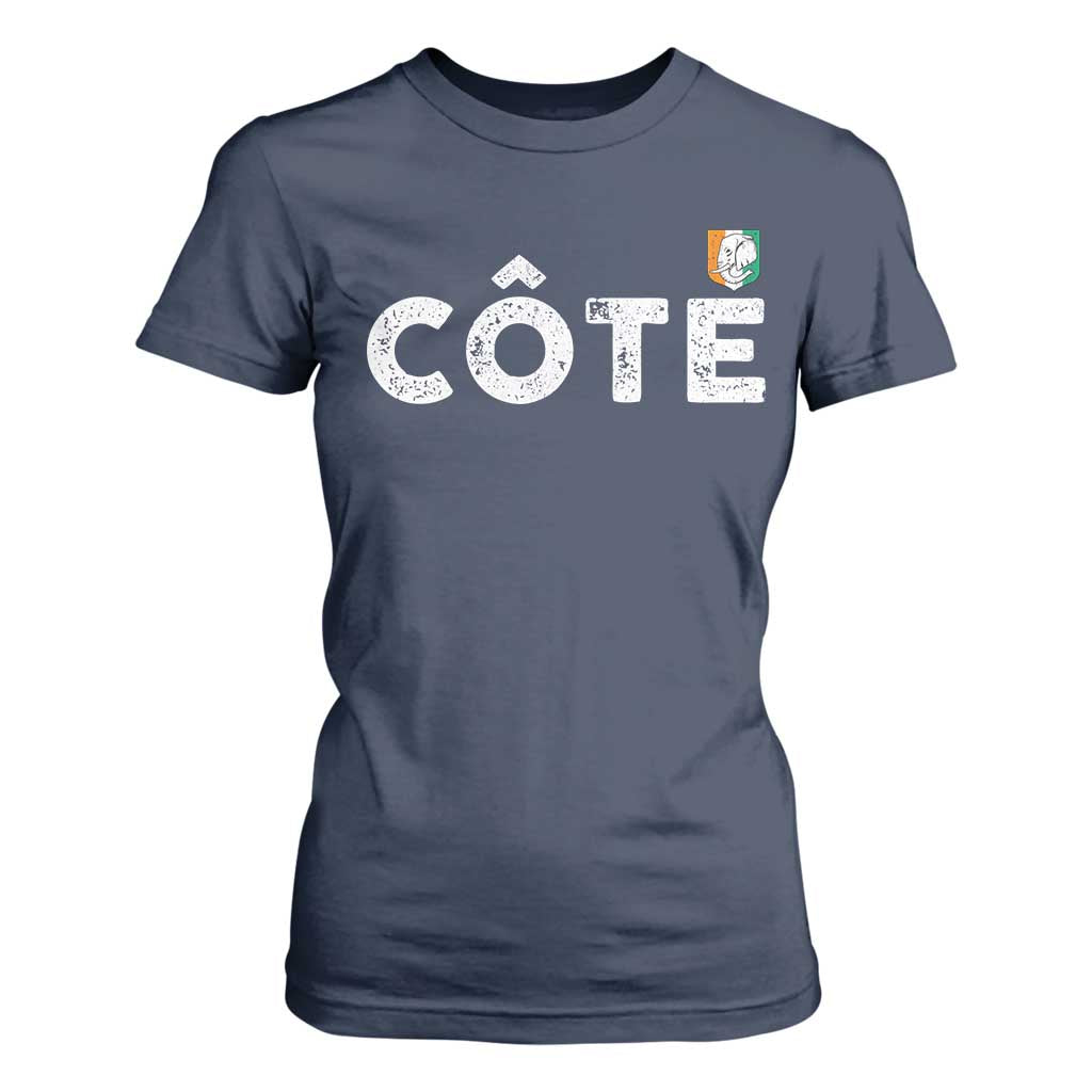 Côte D Ivoire T Shirt For Women Ivory Coast Crest Football Family Matching