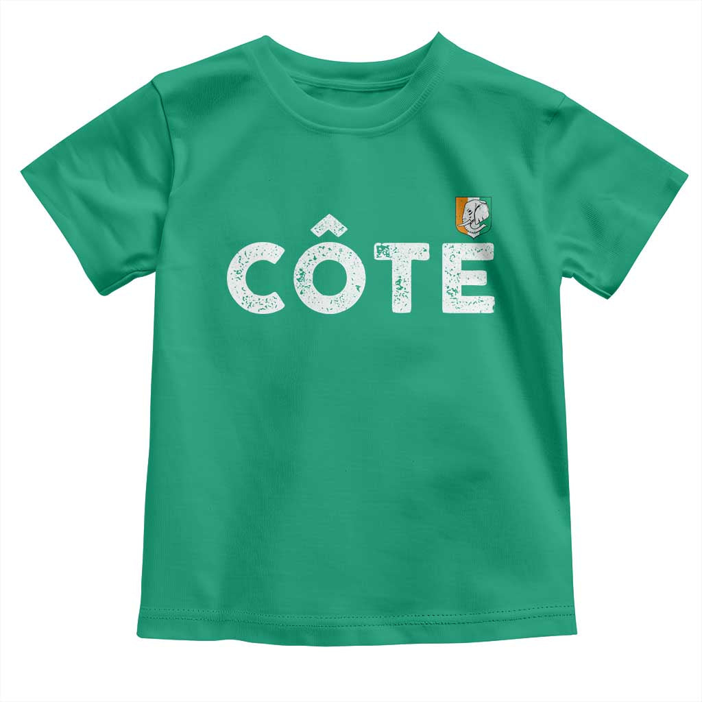Côte D Ivoire Toddler T Shirt Ivory Coast Crest Football Family Matching