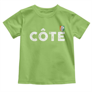 Côte D Ivoire Toddler T Shirt Ivory Coast Crest Football Family Matching