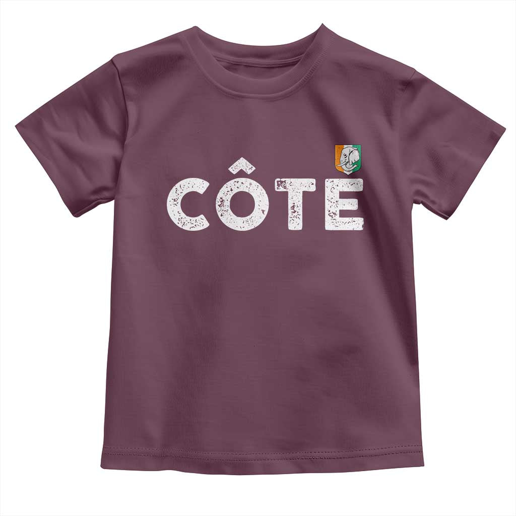 Côte D Ivoire Toddler T Shirt Ivory Coast Crest Football Family Matching