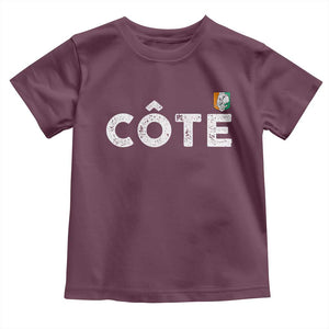 Côte D Ivoire Toddler T Shirt Ivory Coast Crest Football Family Matching
