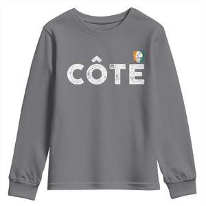 Côte D Ivoire Youth Sweatshirt Ivory Coast Crest Football Family Matching