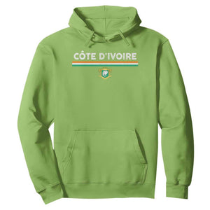 Côte D'ivoire Elephant Sporty Ivory Coast Flag Hoodie