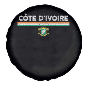 Côte D'ivoire Elephant Sporty Ivory Coast Flag Spare Tire Cover TS11 Print Your Wear