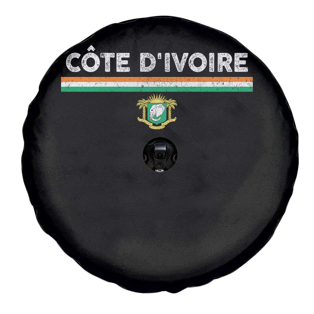 Côte D'ivoire Elephant Sporty Ivory Coast Flag Spare Tire Cover TS11 Print Your Wear