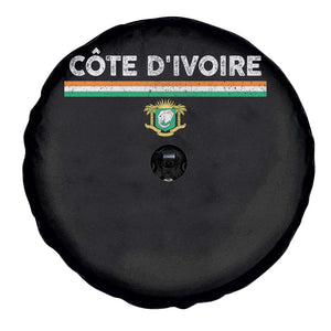 Côte D'ivoire Elephant Sporty Ivory Coast Flag Spare Tire Cover TS11 Print Your Wear
