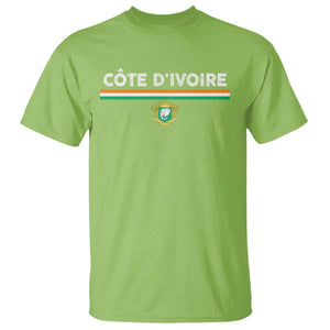 Côte D'ivoire Elephant Sporty Ivory Coast Flag T Shirt