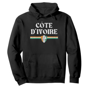Côte D Ivoire Hoodie Flag of Ivory Coast Elephant Crest Football