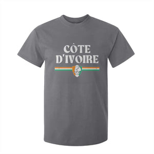 Côte D Ivoire T Shirt For Kid Flag of Ivory Coast Elephant Crest Football