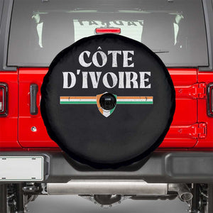 Côte D Ivoire Spare Tire Cover Flag of Ivory Coast Elephant Crest Football