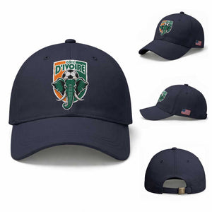 Côte D'ivoire Classic Ivory Coast Elephant Football Baseball Cap Ivorians Pride