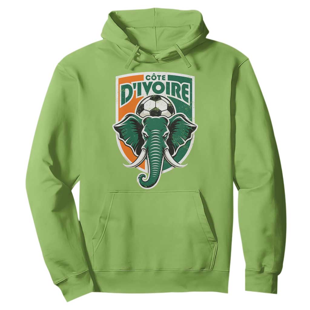 Côte D'ivoire Classic Ivory Coast Elephant Football Hoodie Ivorians Pride