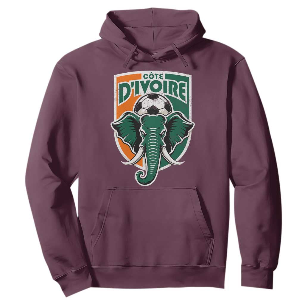 Côte D'ivoire Classic Ivory Coast Elephant Football Hoodie Ivorians Pride