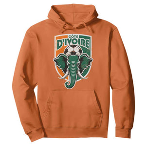 Côte D'ivoire Classic Ivory Coast Elephant Football Hoodie Ivorians Pride