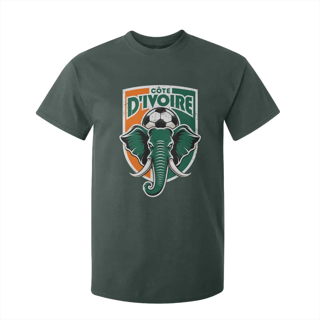 Côte D'ivoire Classic Ivory Coast Elephant Football T Shirt For Kid Ivorians Pride