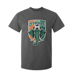 Côte D'ivoire Classic Ivory Coast Elephant Football T Shirt For Kid Ivorians Pride